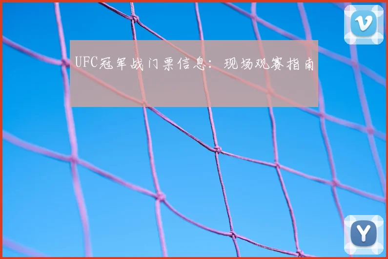 UFC冠军战门票信息:现场观赛指南